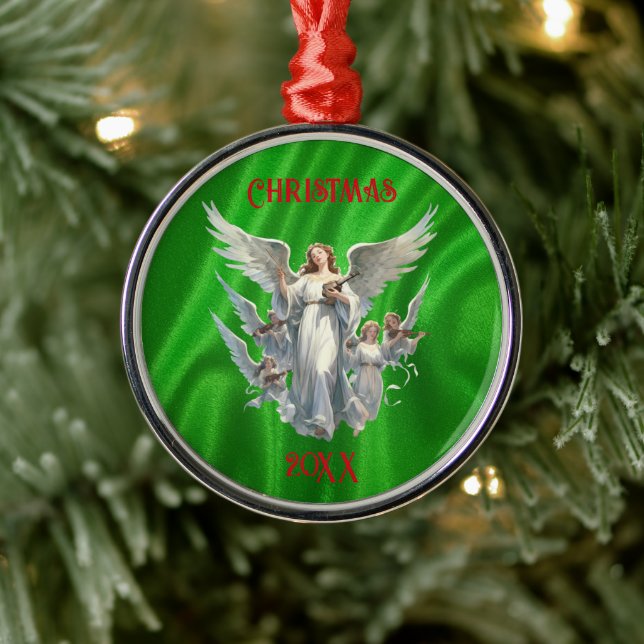 Christmas Angel Choir Metal Tree Decoration (Tree)
