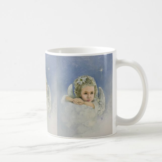 Christmas Angel Classic Mug, 11 oz Coffee Mug (Right)