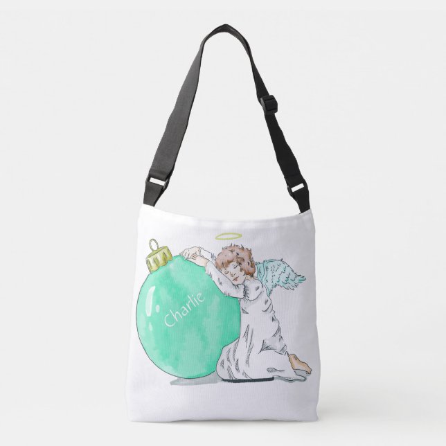 Christmas Angel custom name bags (Front)