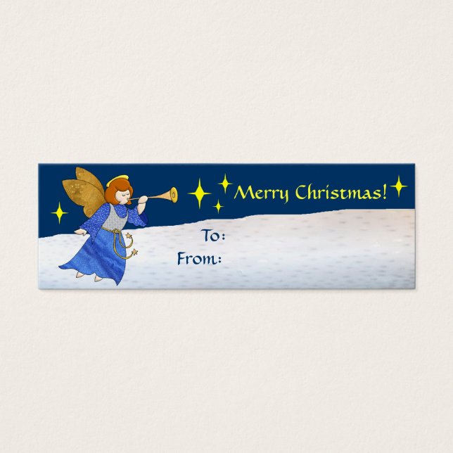 Christmas Angel Gift Tag (Front)