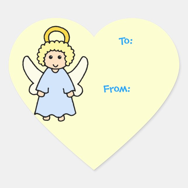 Christmas Angel Gift Tags (Front)