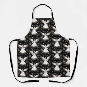 Christmas Angel Glitter Christian Xmas Religious Apron