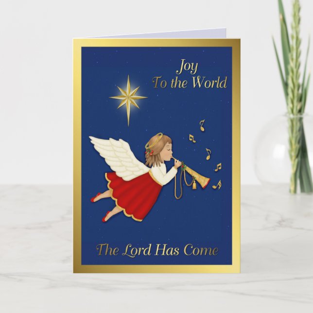 Christmas Angel Holiday Card (Front)