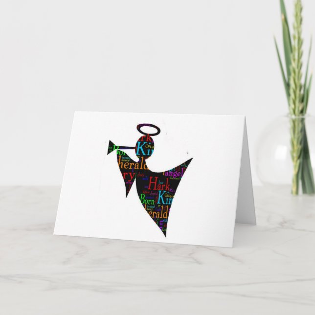 Christmas Angel Holiday Card (Front)