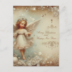 Christmas Angel Holiday Postcard