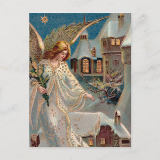 Christmas Angel Holiday Postcard