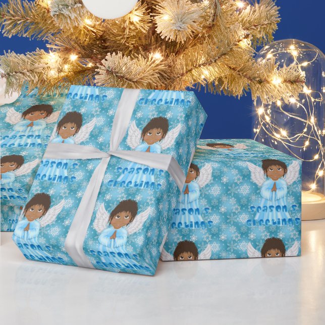 Christmas Angel Holiday wrapping paper (Holidays)