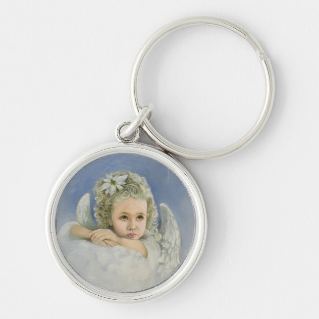 Christmas Angel  Key Ring (Front)