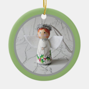 Christmas Angel Memorial Ceramic Tree Decoration