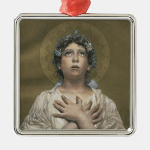 Christmas Angel  Metal Tree Decoration