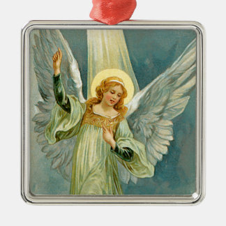Christmas Angel Metal Tree Decoration