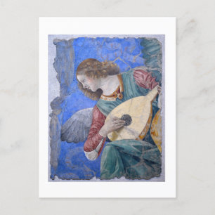 Christmas Angel Musician Melozzo da Forli Vatican  Postcard