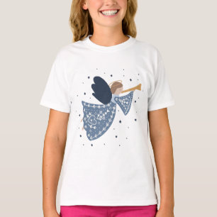 Christmas Angel Peace on Earth Holiday Heartfelt T-Shirt