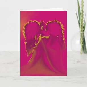 Christmas Angel Religious Holiday Blank Inside