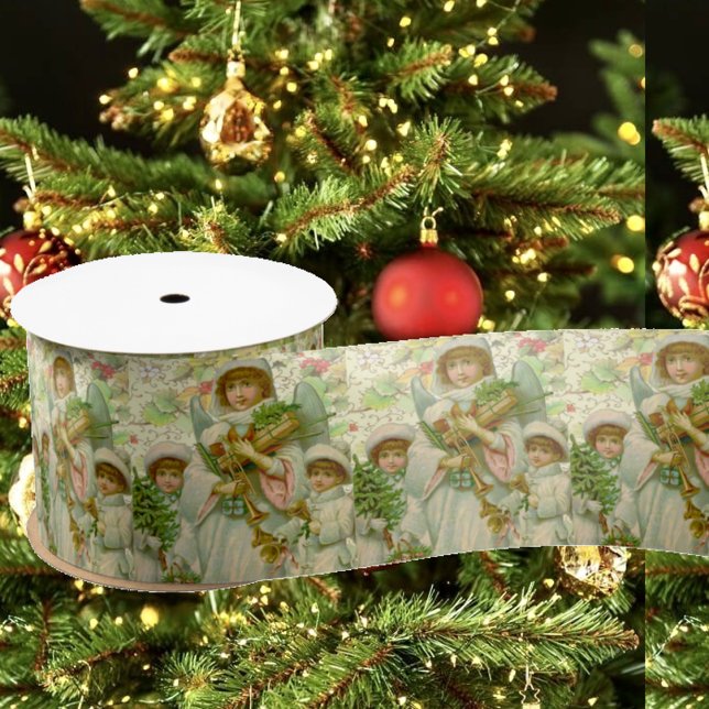 Christmas Angel Satin Ribbon (Creator Uploaded)