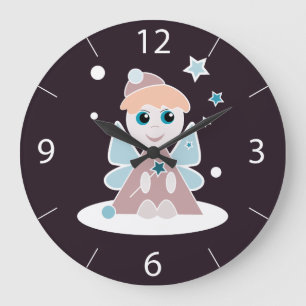 Christmas Angel Wall Clock