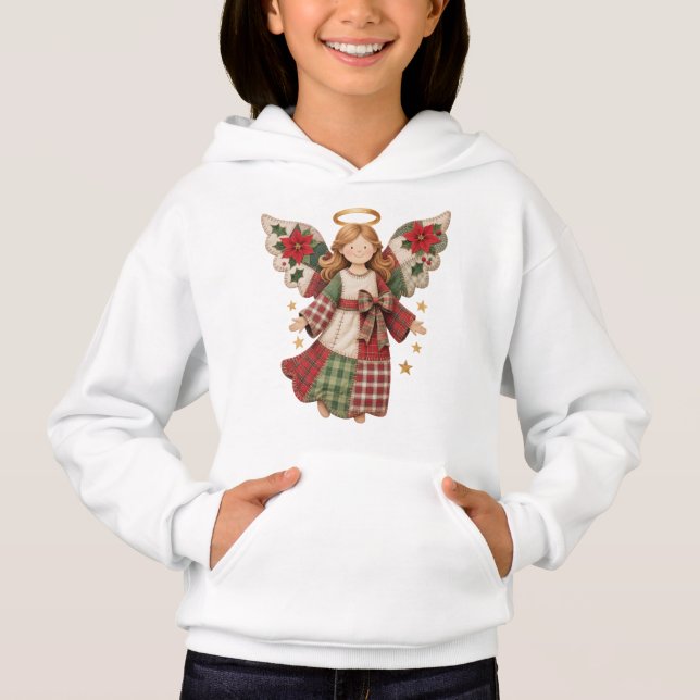 Christmas Angel with Golden Stars (Front)