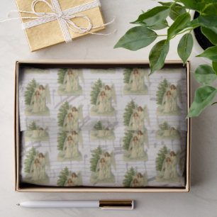 Christmas Angels Antique Victorian Music Sheet