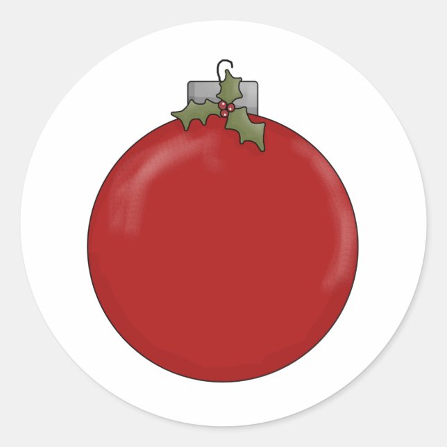 Christmas Angels · Bauble Classic Round Sticker (Front)