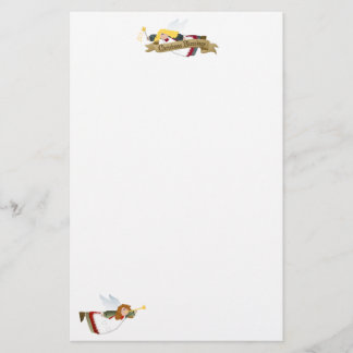Christmas Angels Letterhead / Stationery