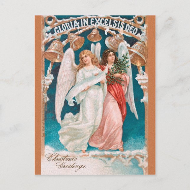 CHRISTMAS angels Postcard (Front)