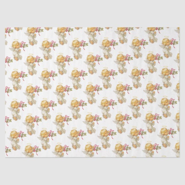 Christmas Angels Tissue Paper (Front)