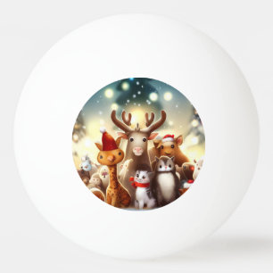 Christmas Animals (7) Ping Pong Ball
