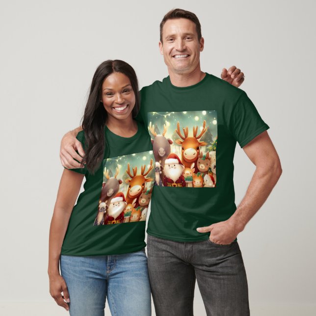 Christmas Animals 8 T-Shirt (Unisex)
