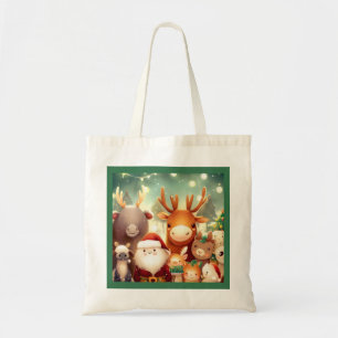 Christmas Animals 8 Tote Bag