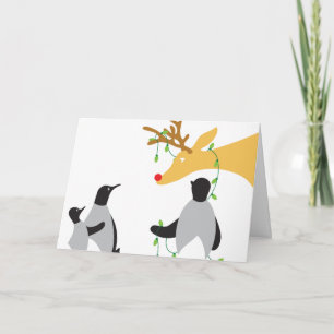 Christmas Animals Holiday Card