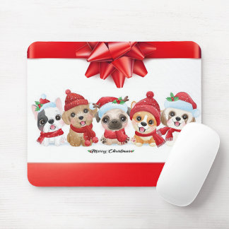 Christmas Animals Mouse Pad