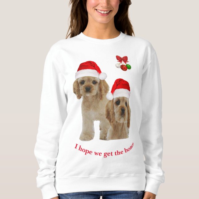 Christmas animals sweatshirt (Front)