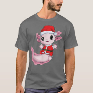 Christmas Aolotl Santa Claus Xmas PJs pajama kawai T-Shirt