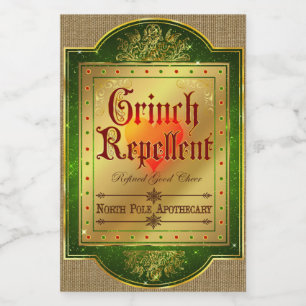 Christmas Apothecary Label