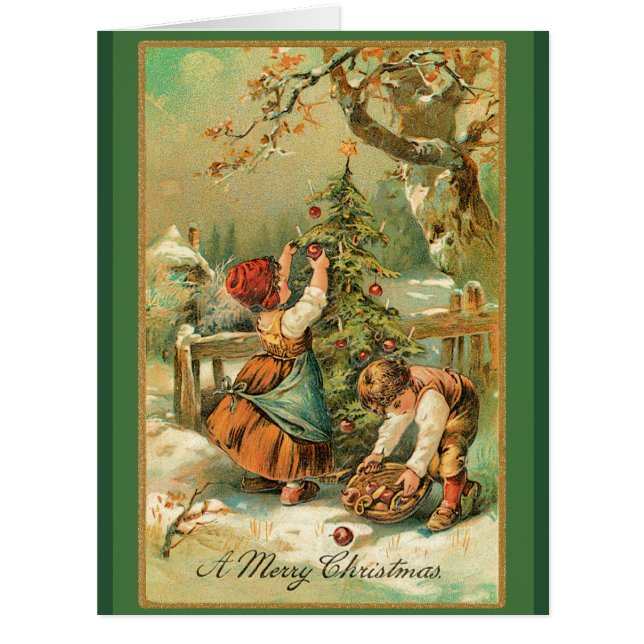 Christmas Apples Big Card (Front)