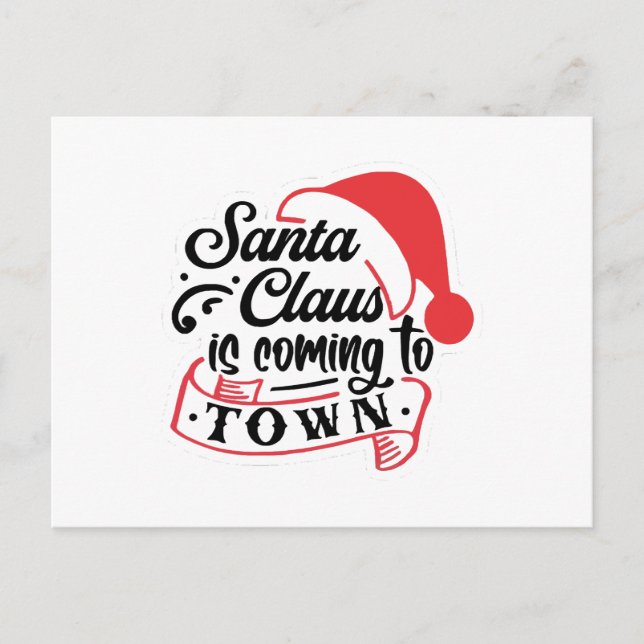 Christmas Approaching  Postcard (Front)