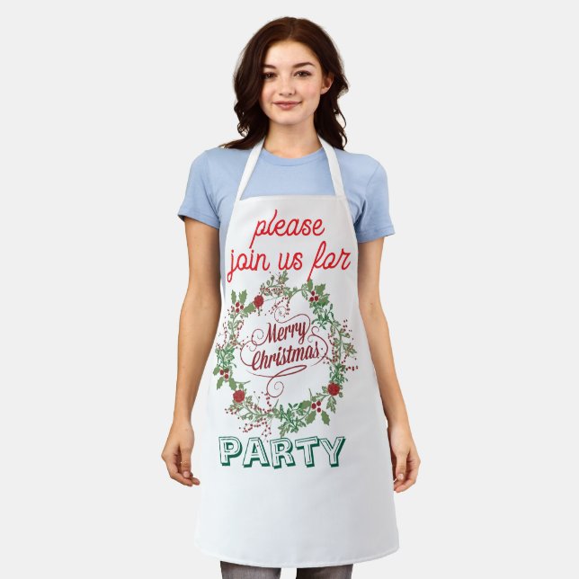 christmas apron (Worn)