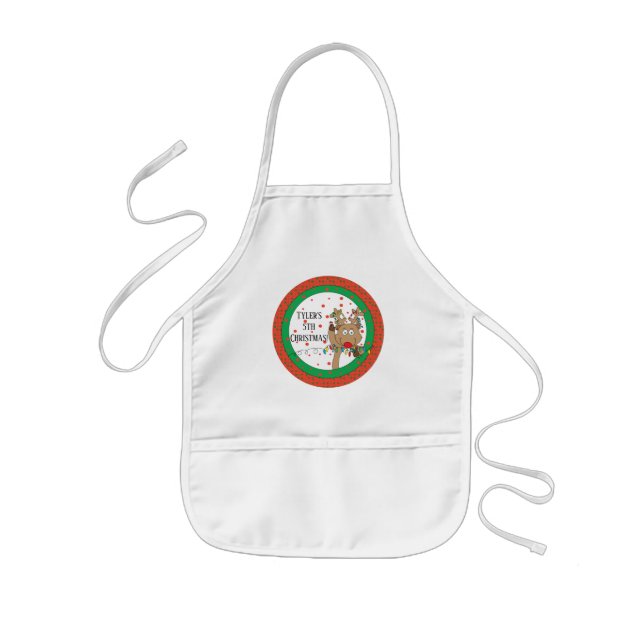Christmas Apron Rudolph Says (Front)