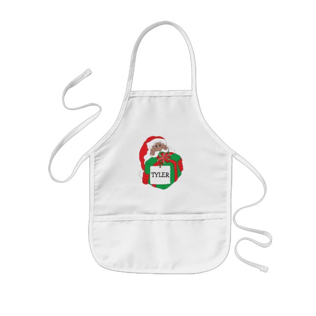 Christmas Apron "Santa of Colour Presents" (Front)