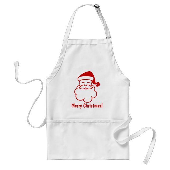 Christmas aprons with Santa Claus design (Front)