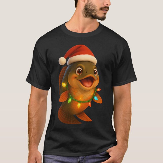 Christmas Arapaima Fish T-Shirt (Front)