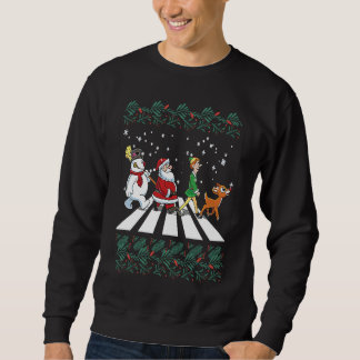 Christmas Arbey Road Christmas Sweatshirt