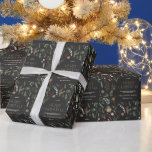 Christmas arch watercolor botanical floral wrapping paper<br><div class="desc">Christmas arch watercolor botanical floral holiday gift wrap.</div>