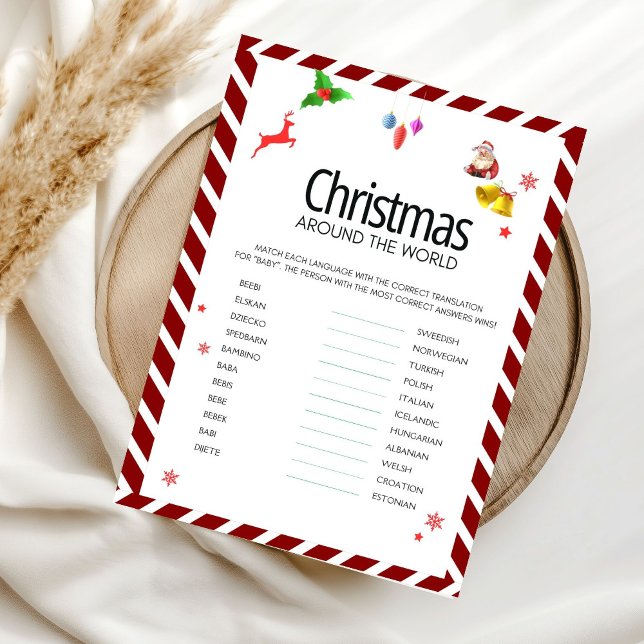 Christmas Around the World Guessing Game  card (Creator Uploaded)