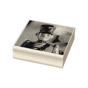 Christmas artistic toy soldier SlipperyJoe gay pri Rubber Stamp