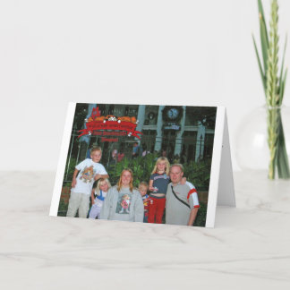 Christmas at Disneyland Holiday Card