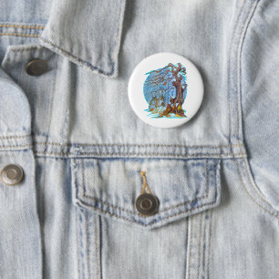 Christmas at Elf Hall Button