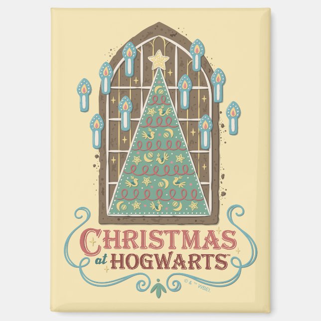 Christmas at HOGWARTS™ Cookie Graphic Magnet (Front)