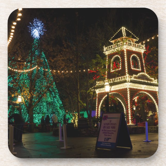 Christmas At Silver Dollar City Coaster (Front)