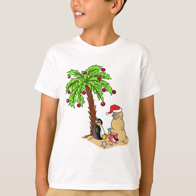 Christmas at the Beach T-Shirt (Front)
